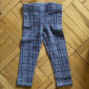 Toddler girl navy and red formal pants.